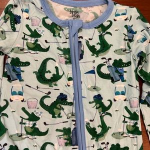 NWT 3T alligator golf pajamas birdie bean